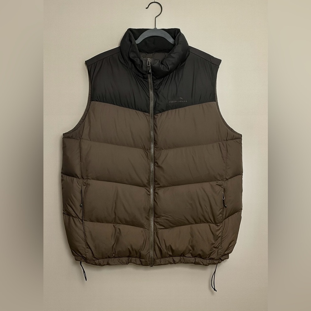 Eddie Bauer Men’s XL 700 Fill Goose Down Puffer Vest